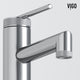 VIGO Sterling 7" H Single Handle Single Hole Bathroom Faucet, Chrome, Without Extras
