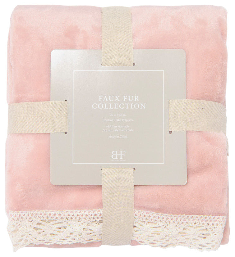 Lace Trim Throw