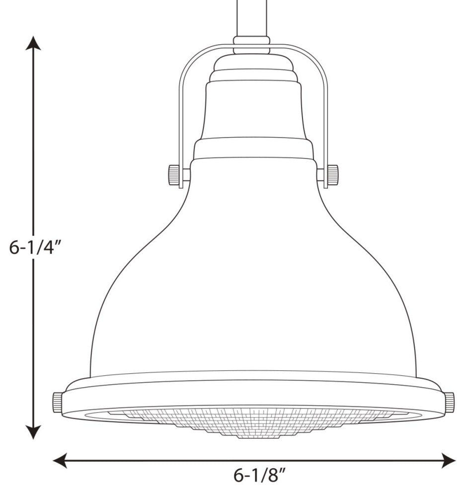 1-Light Mini-Pendant, Brushed Nickel