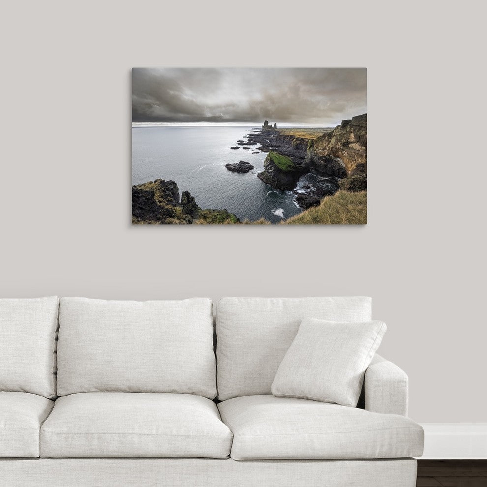 "The Rocks" Wrapped Canvas Art Print, 36"x24"x1.5"