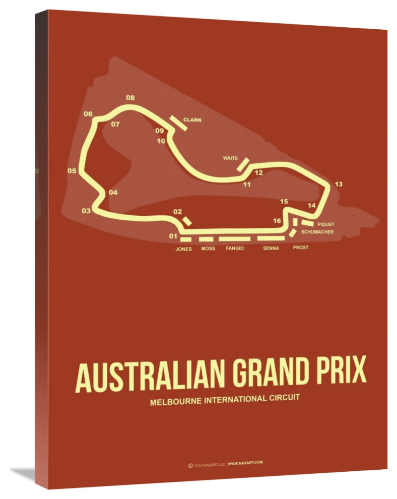 "Australian Grand Prix 3" Fine Art Print