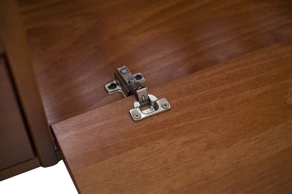 Memomad Bali Storage Platform Bed with Drawers (King Size, Caramel)