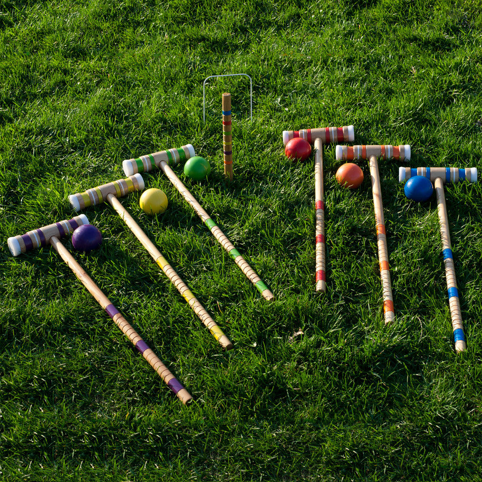 Complete Croquet Set with Carrying Case by Trademark Games