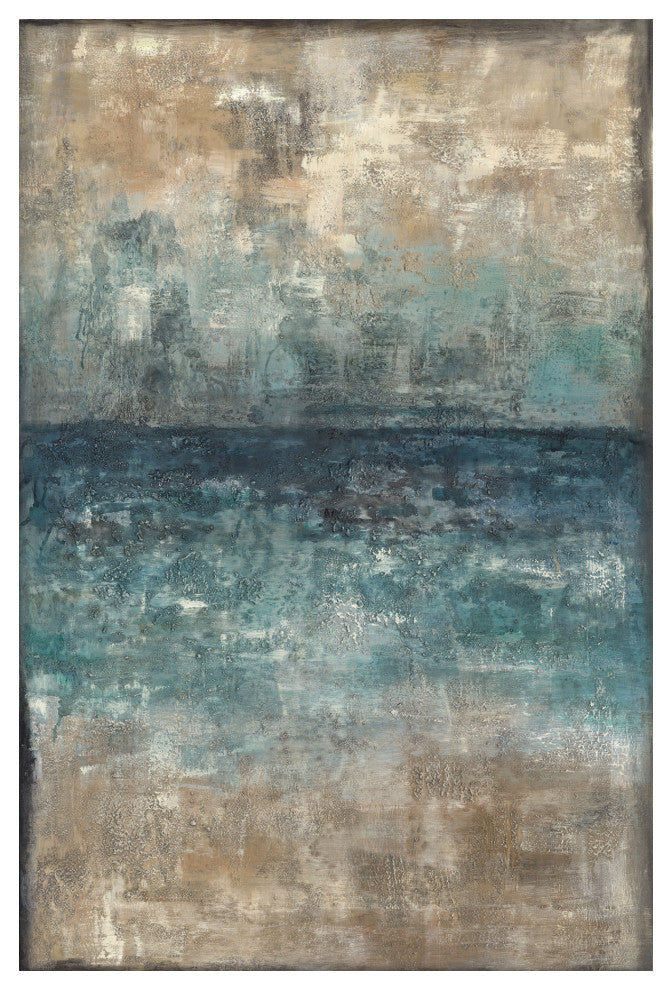 Contemporary On The Horizon Wall Dcor - Multicolor