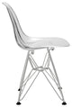 Modern Contemporary Kitchen Kids Chair Clear
