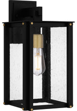 Quoizel ROB8408 Robbins 16" Tall Outdoor Wall Sconce - Matte Black