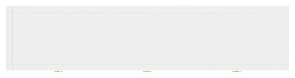 Lark 3-Drawer 65" Console Table, White