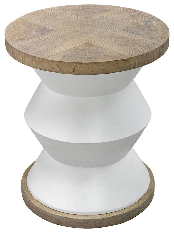 Uttermost Spool Geometric Side Table, 25488
