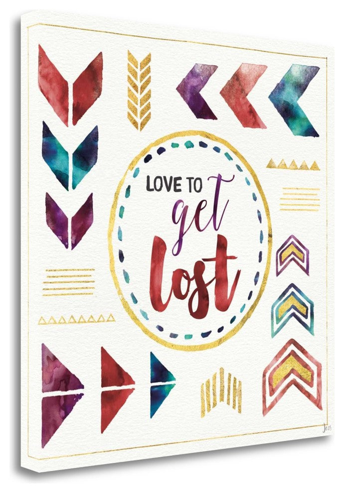 "Lost In Words V" By Jess Aiken, Giclee Print on Gallery Wrap Canvas