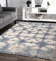 Shibori Collection, Loomed Silk/Wool Area Rug, Silver, 9' 0" X 12' 0"