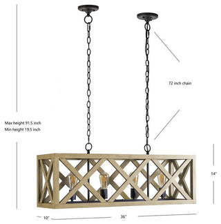 Safavieh Sagan Pendant Natural/Black