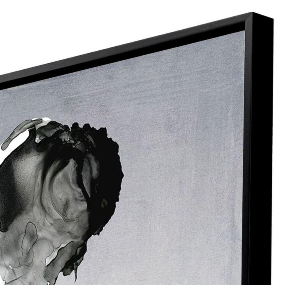 Silhouette in Bloom II Canvas