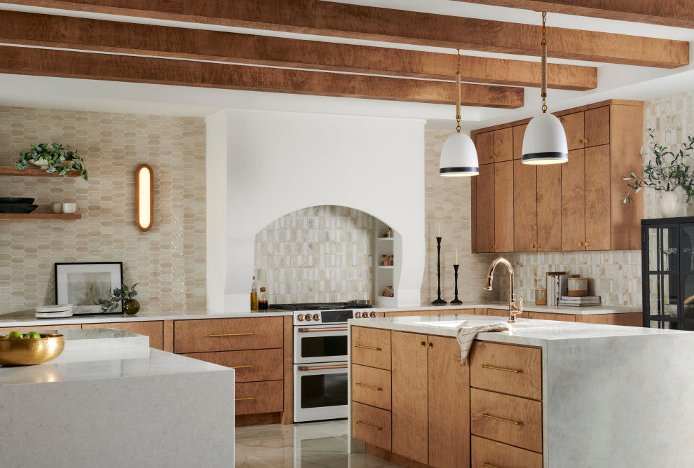 Hinkley Nash Pendant Light, Heritage Brass With Black Accents