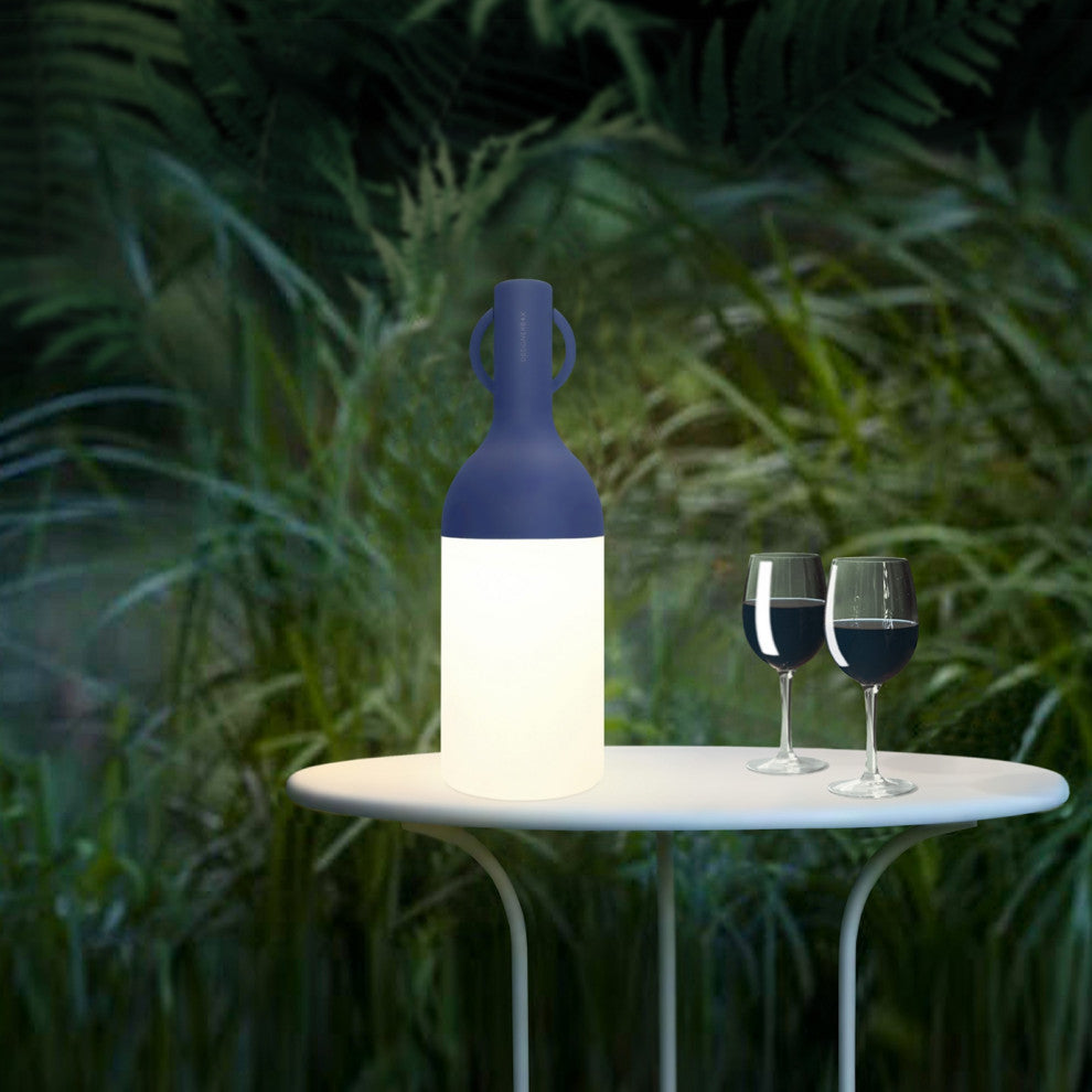 ELO LED Portable Table Lamp, Blue