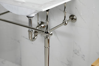 Fauceture KVPB24187W1PN 24" Console Sink, Legs, Single Hole