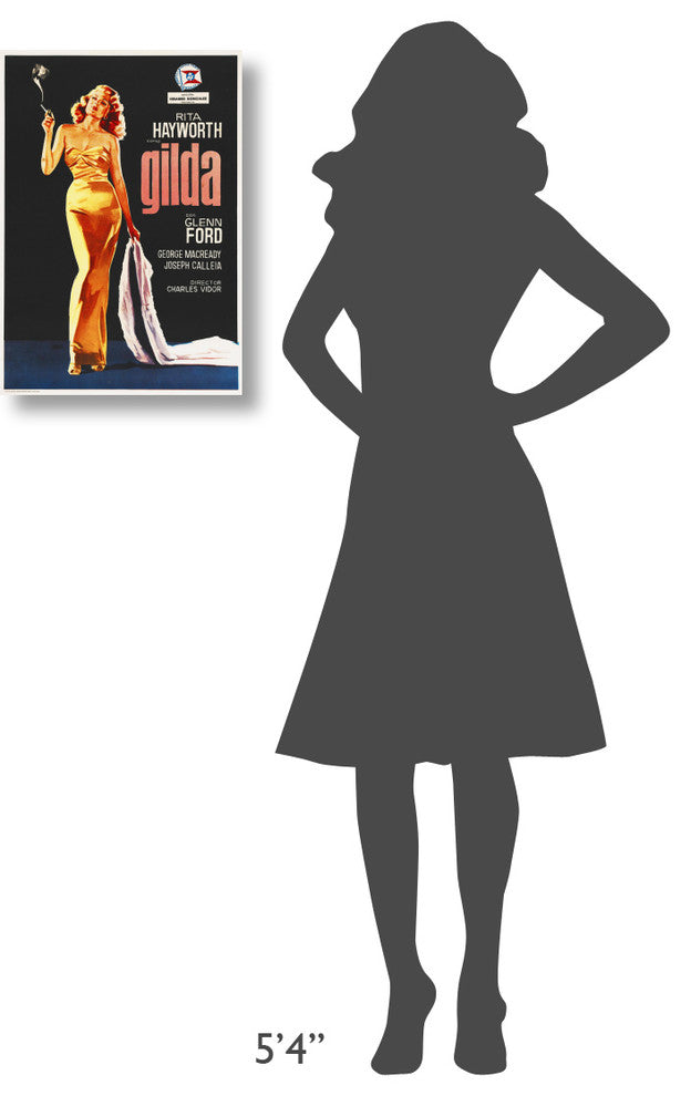 "Gilda" Stretched Canvas Giclee by Hollywood Photo Archive, 15x22"