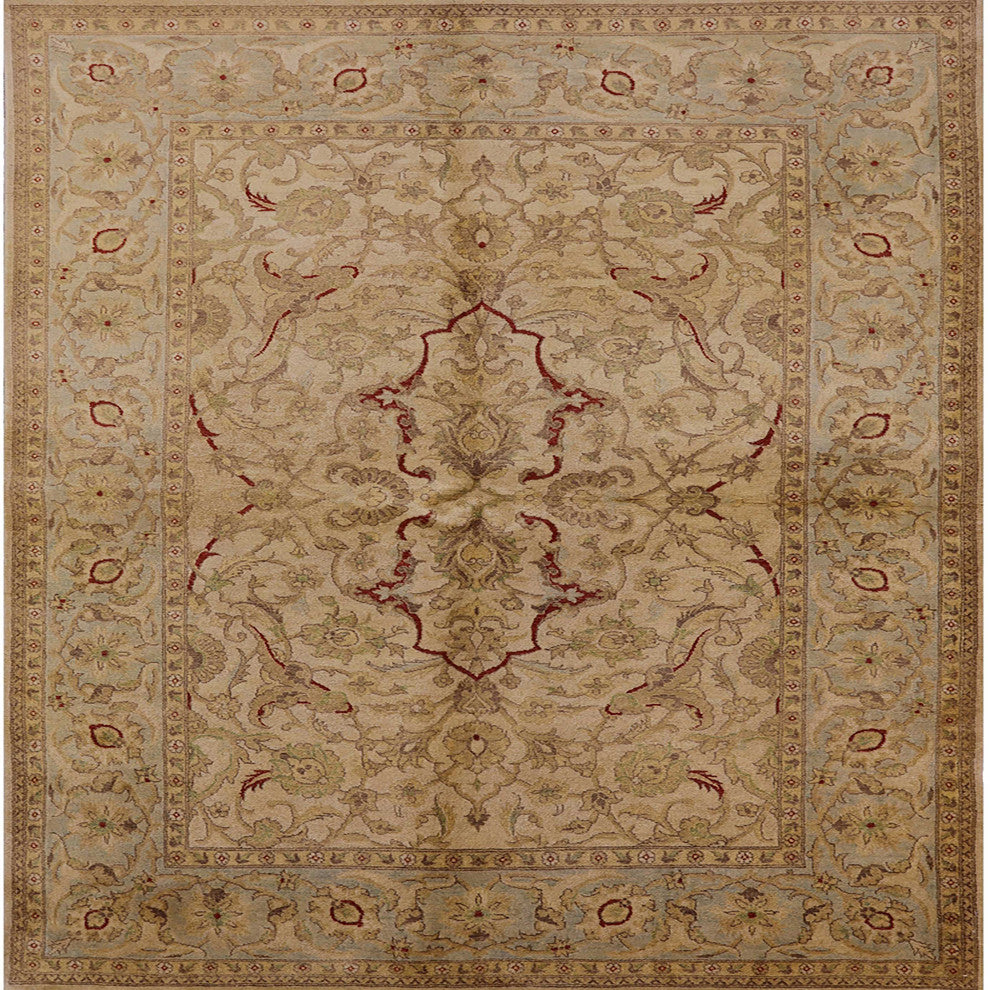 Ahgly Company Indoor Square Mid-Century Modern Area Rugs, 8' Square