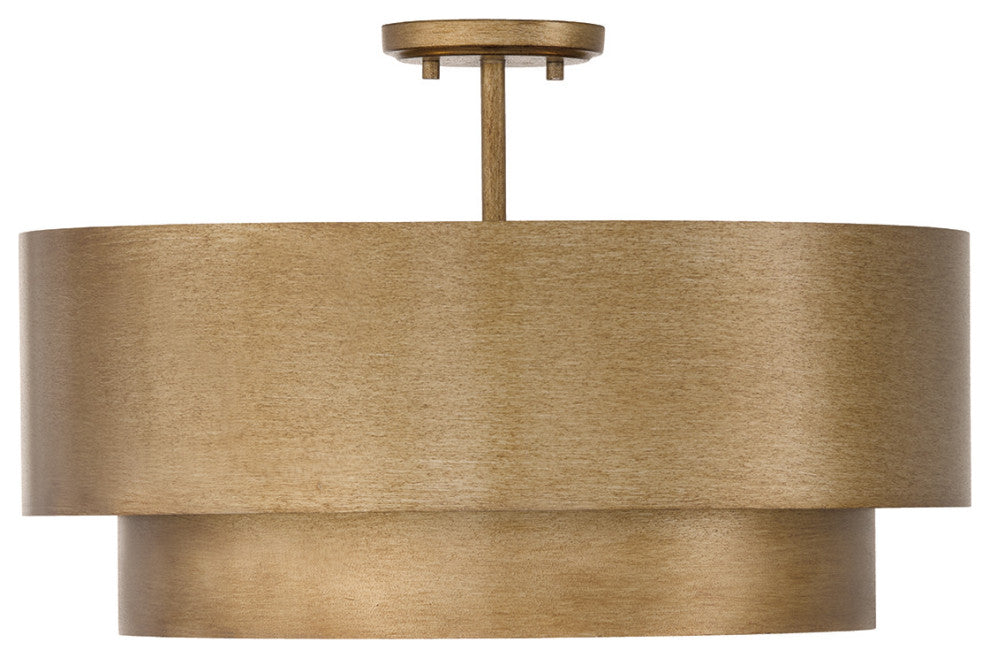 Capital Lighting 339041 Jude 4 Light 21"W Pendant / Converts to - Mystic Luster