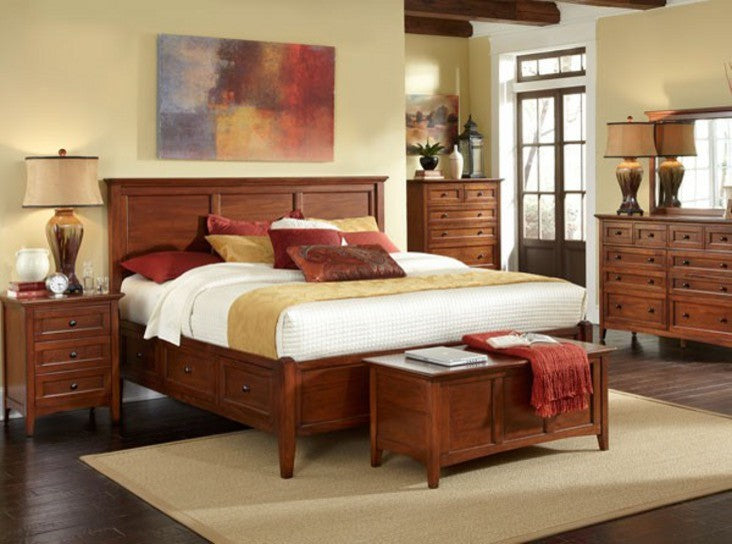 A-America Westlake Master Mirror, Brown Cherry