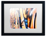 "Graffiti" Framed Art by Yale Gurney, Black, White, 20"x16"