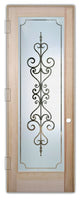 Interior Prehung Door or Interior Slab Door - Carmona - Douglas Fir (stain...