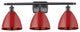 Innovations 516-3W-BK-MBD-75-RD-LED 3 Light Bath Vanity Light, Matte Black