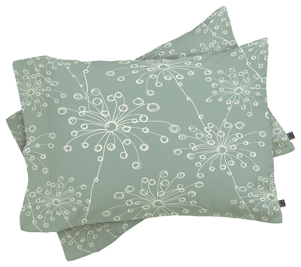 Deny Designs Rachael Taylor Quirky Motifs Pillow Shams, Queen