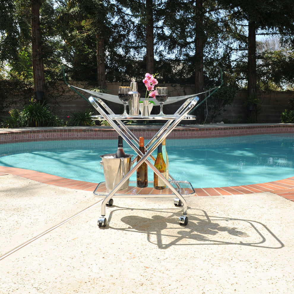 Anne Home, X-Shape Bar Cart