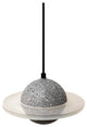 MIRODEMIÂ® Pierrefeu | Planet Saturn LED Industrial Decor Lighting, Grey Bottom Glow