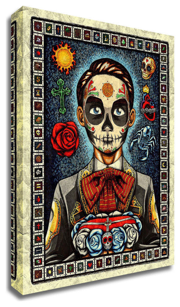 "Muerto" by Nicholas Ivins, Print on Canvas, 12"x16"