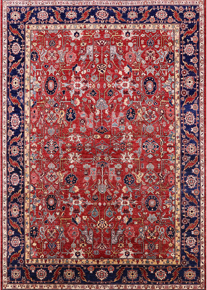 Ahgly Company Indoor Rectangle Mid-Century Modern Area Rugs, 7' x 10'