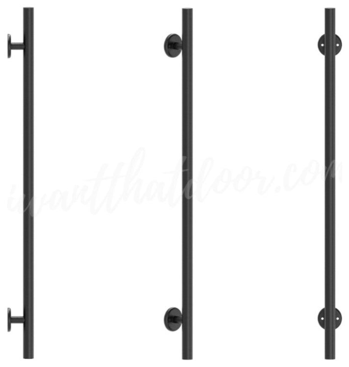 Tokyo 37"X81", Dark Copper, Sandblast Glass, Right Hand Inswing