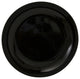 Coupe Dinner Plates, Set of 6, Black