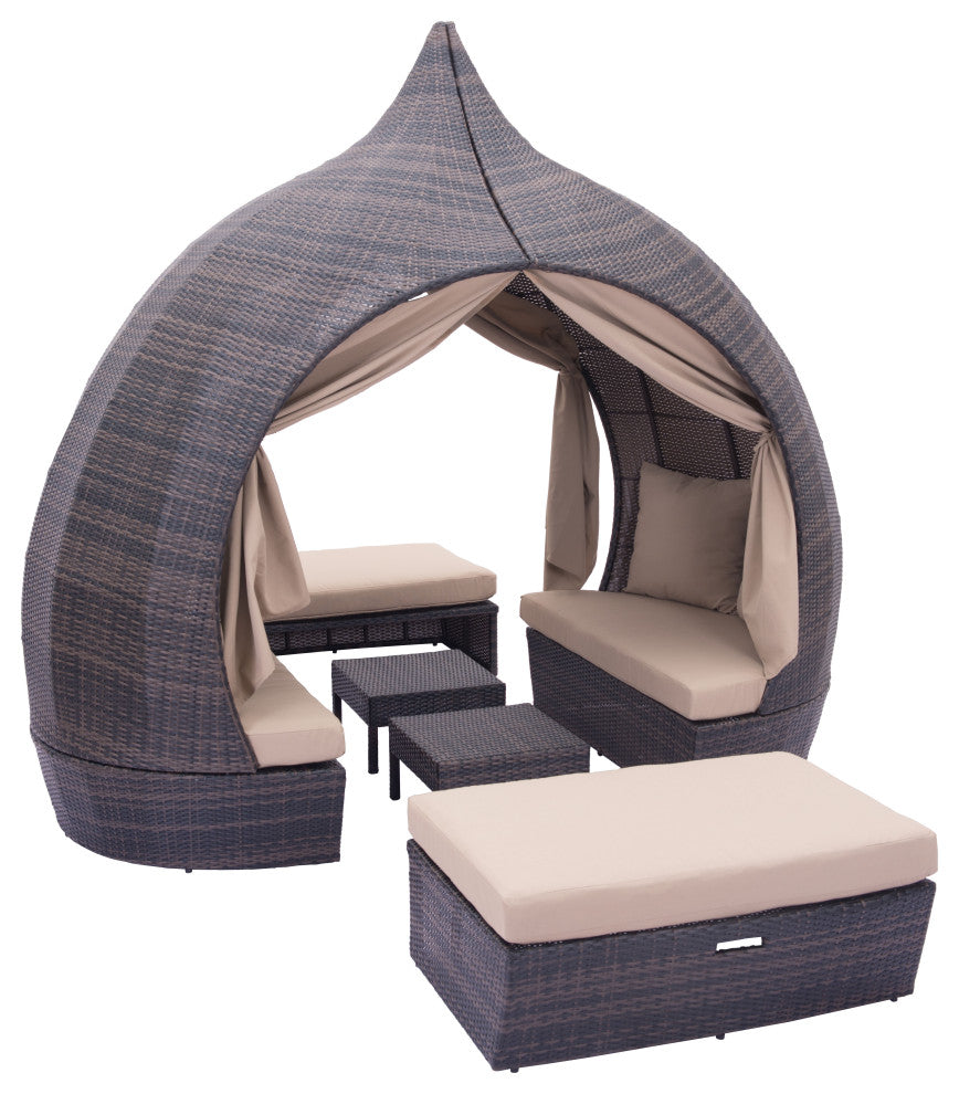 Majorca Daybed Brown and Beige