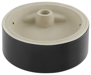 Beau 16.5" Round Vessel Bathroom Sink, Matte Black
