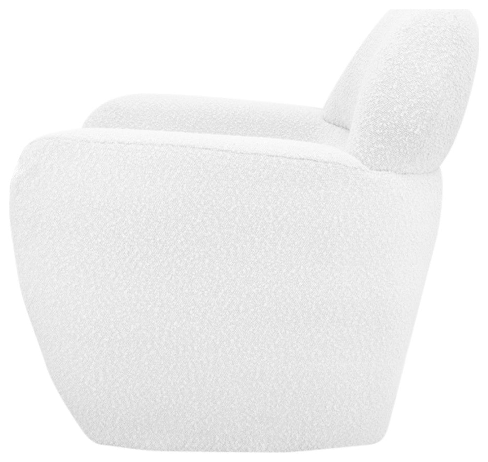 Club Accent Arm Chair, Ivory