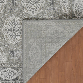 Alessana Banbury Bordered Area Rug, Walnut, 2'6"x10'3"