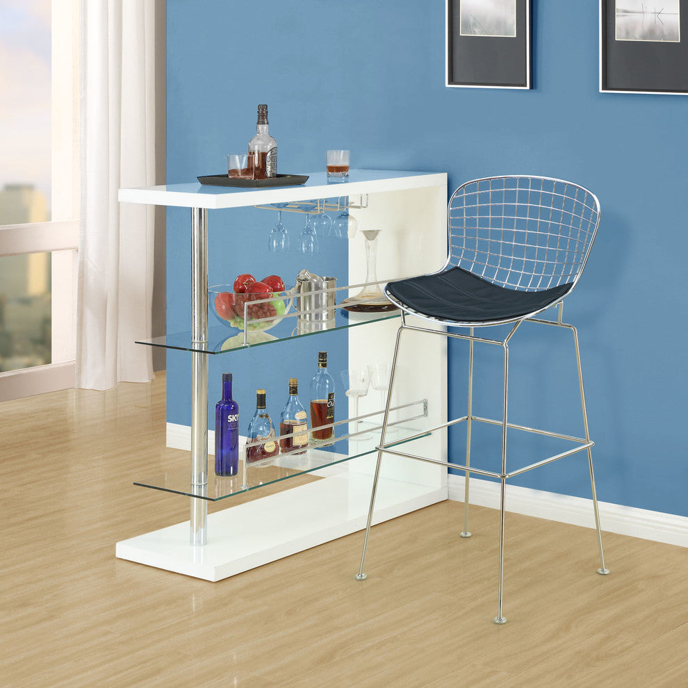 Modern Contemporary Dining Kitchen Bar Stool Black