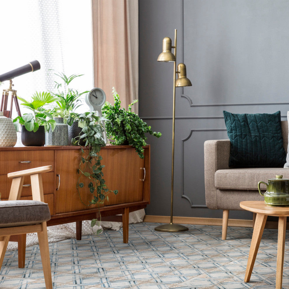 Kings Root Ceramic Floor and Wall Tile, Lattice