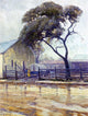 Julian Onderdonk Rainy Day in Bandera, 21"x28" Gallery Wrapped Canvas Print