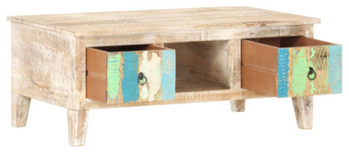 vidaXL Coffee Table End Table Living Room Side Sofa Table Solid Wood Acacia