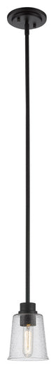Zlite 464MP-MB 1-Light Mini Pendant, Clear Seedy