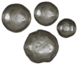 Uttermost Lucky Coins Nickel Wall Decor, 4-Piece Set