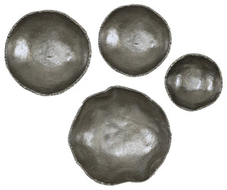 Uttermost Lucky Coins Nickel Wall Decor, 4-Piece Set