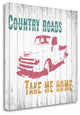 "Country Roads" By Alicia Soave, Giclee Print on Gallery Wrap Canvas
