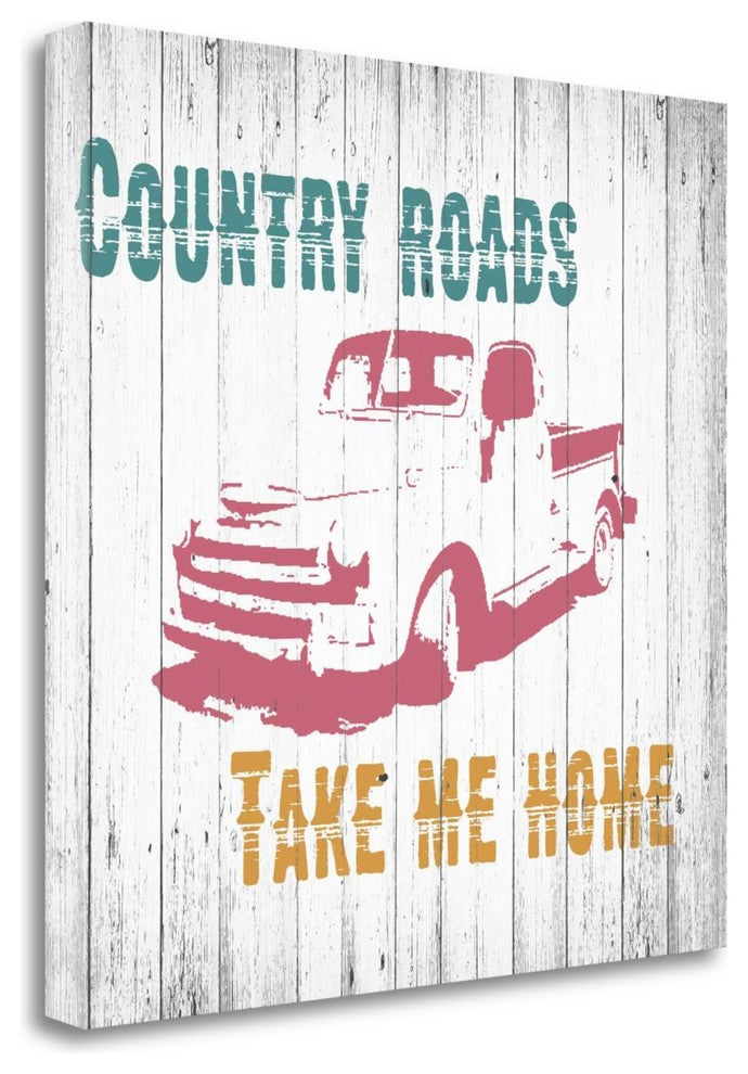 "Country Roads" By Alicia Soave, Giclee Print on Gallery Wrap Canvas