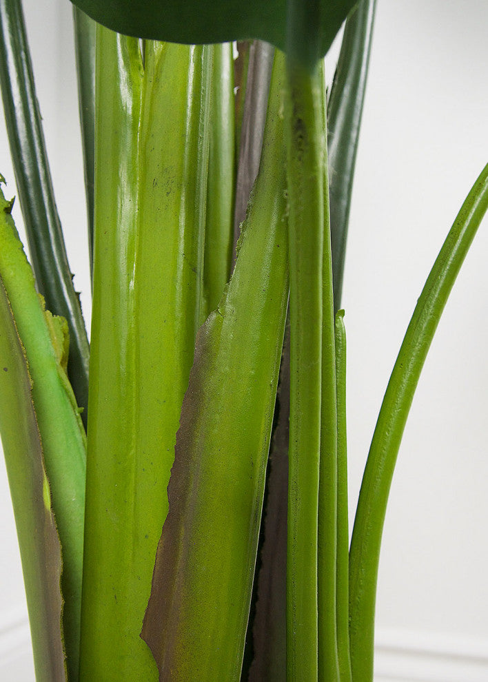 Faux Botanical Traveler's Palm in Green 88"H