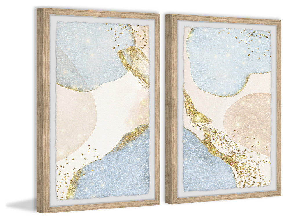 Island of No Return Diptych, 2-Piece Set, 24x36 Panels