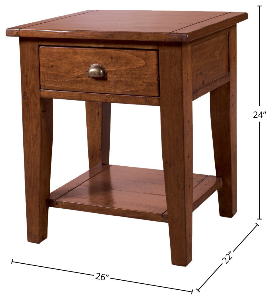 Irish Coast Regular Side Table, Brown