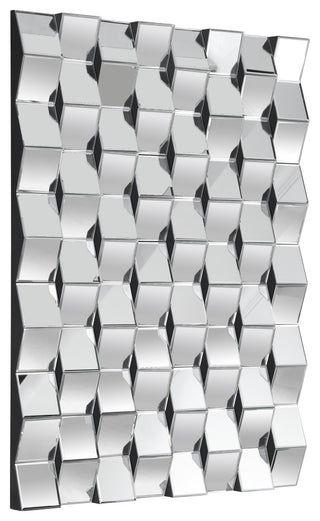 Ziggy Rectangular Contemporary Geometric Designed Mirror